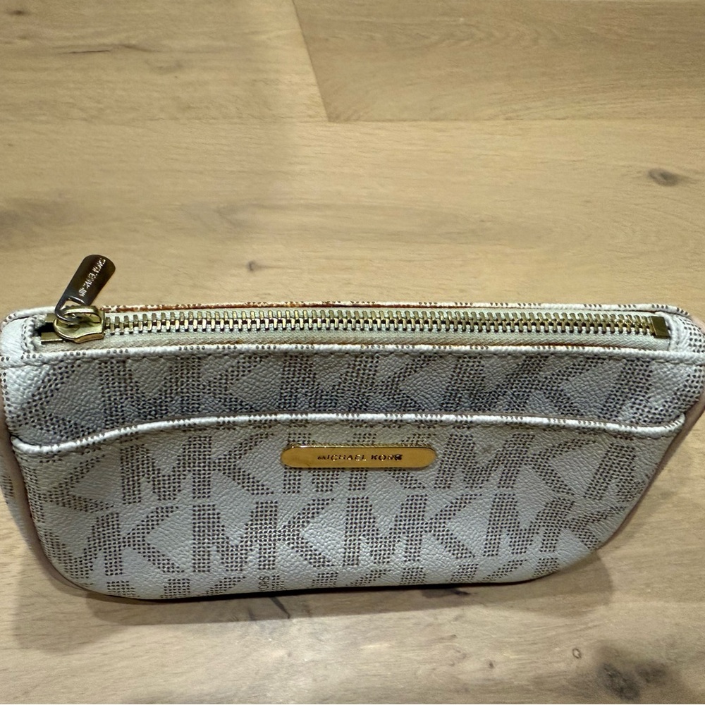 Michael Kors monogram clutch
